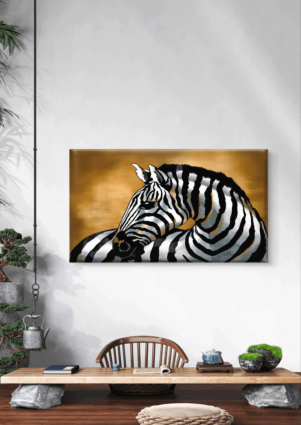 Zebra Wall Painting