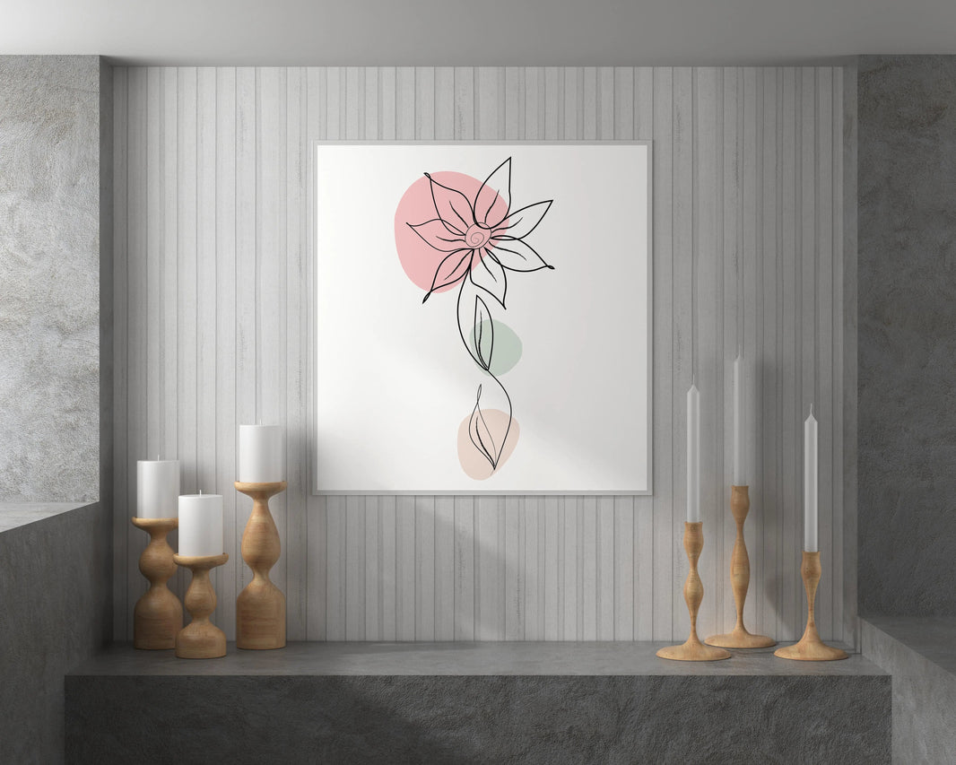 Boho Flower Painting