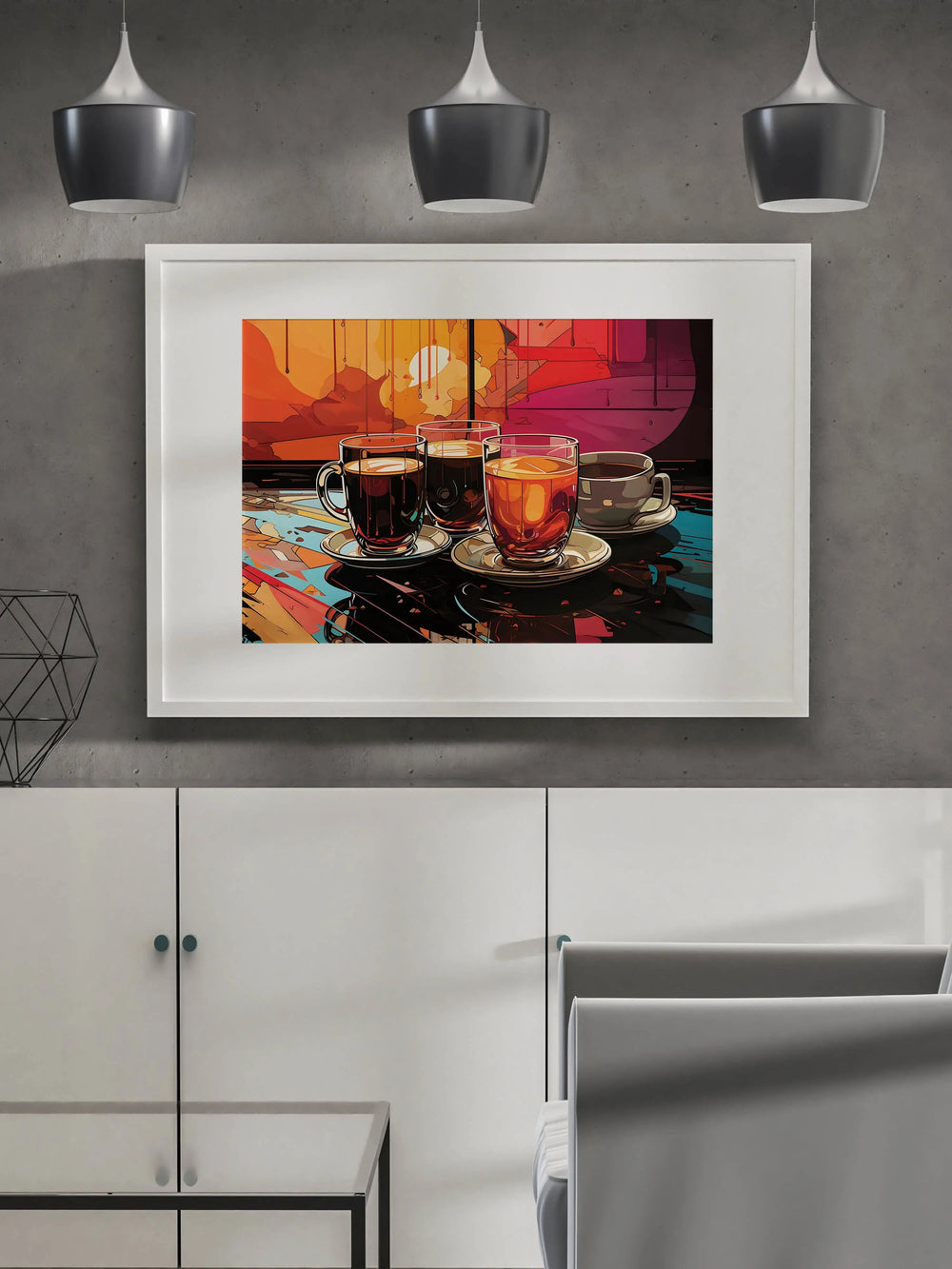 Luxoré Cheers to the Sky with Pop Art Drinkscape Digital Painting