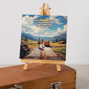 Luxoré Showcase Travel Love Canvas Special Gift Crafted for Your Amazing Husband