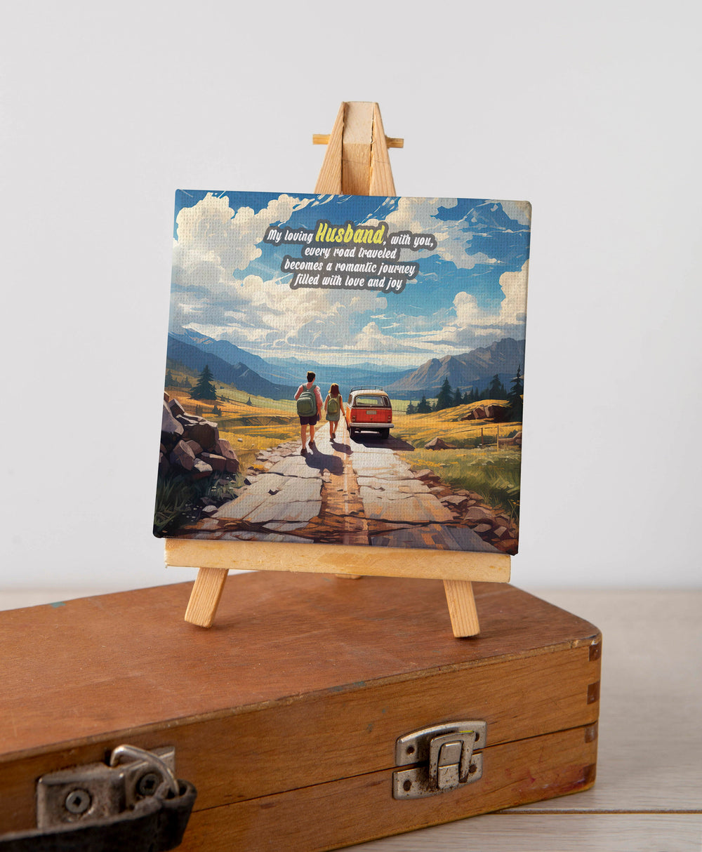 Luxoré Showcase Travel Love Canvas Special Gift Crafted for Your Amazing Husband