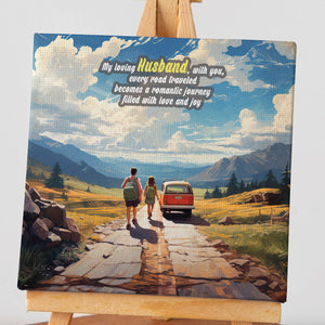 Luxoré Showcase Travel Love Canvas Special Gift Crafted for Your Amazing Husband