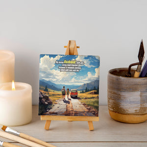 Luxoré Showcase Travel Love Canvas Special Gift Crafted for Your Amazing Husband