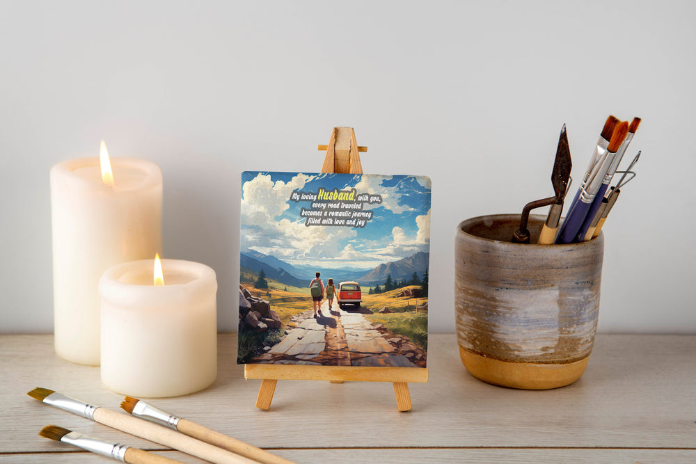 Luxoré Showcase Travel Love Canvas Special Gift Crafted for Your Amazing Husband