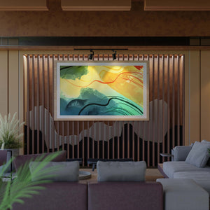 Luxoré Digital Oasis of Abstract Watercolor Opulence